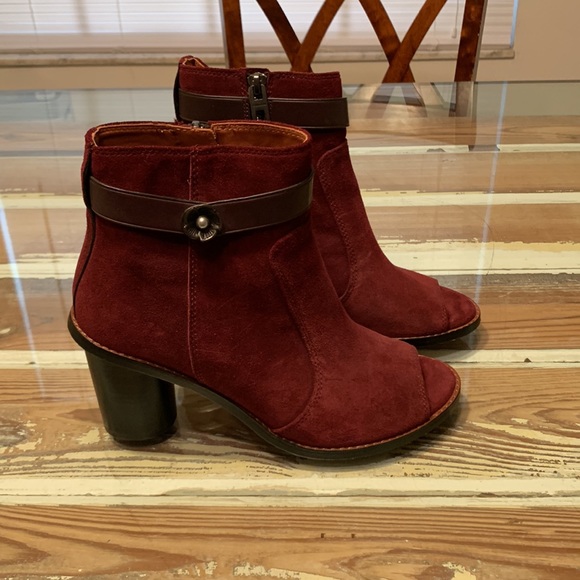 Coach open toe boots size 7 - Picture 6 of 8